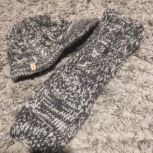 UNISEX RIP CURL Gray & White Knitted  Set